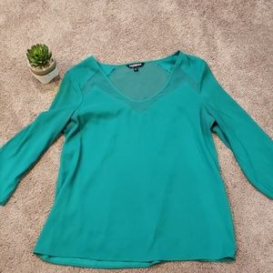 Express green blouse